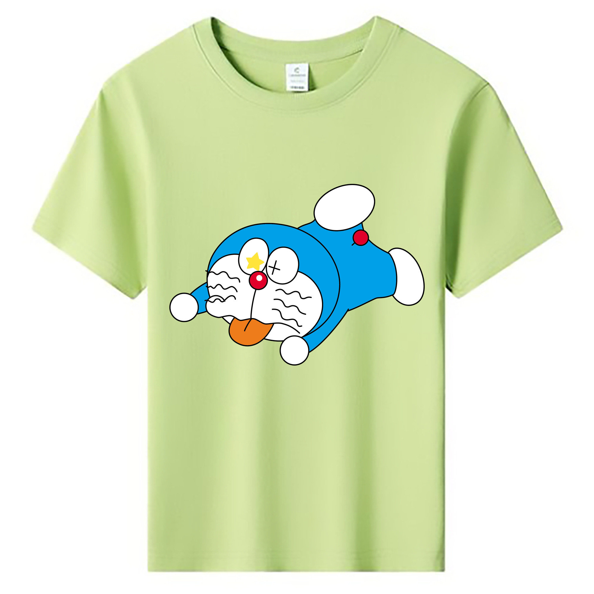 （画像用） ドラえもん Doraemon 綿100％キッズTシャツ（フロントプリント）